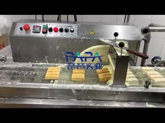 Máquina de enrobar chocolate de 30 kg com túnel de arrefecimento