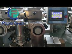 Linha de Produção Automática de Bolas de Proteína com Recheio de Amendoim e Cobertura de Cacau