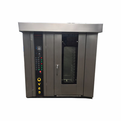 Bom preço Máquina de assar pão limpa e versátil 100 kg/h bandejas Forno rotativo on-line