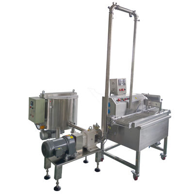 Bom preço Máquina de Enrober Chocolate com tanque de retenção de chocolate - Qualidade e eficiência premium on-line