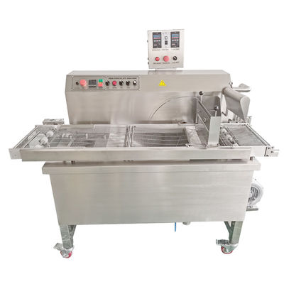 Bom preço Máquina de Enrobar Chocolate Barras revestidas com nozes 500 kg/h Equipamento de produção on-line