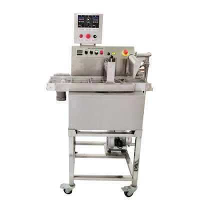 Bom preço Máquina de revestimento de gelado Mochi de chocolate Linha de solução automática de revestimento on-line