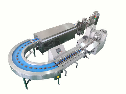 Bom preço Linha de Produção de Barra de Energia Revestimento de Chocolate 60 Barras por Minuto Automática on-line