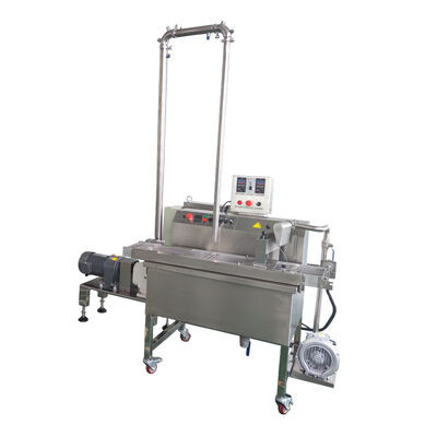 Bom preço Máquina Automática de Banho de Chocolate Compacta com Fornecimento Contínuo on-line