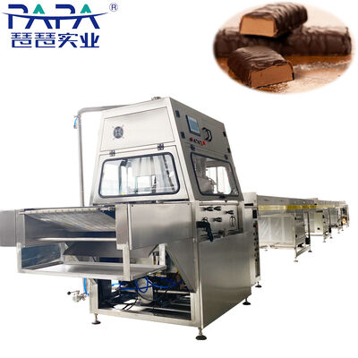 Bom preço Máquina Enrobadora de Chocolate para Barras de Granola, Túnel de Enfriamiento, Equipo de Recubrimiento on-line