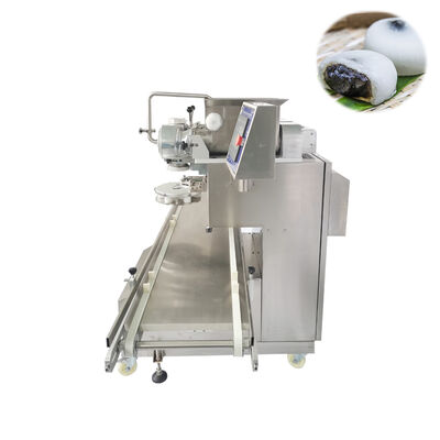 Bom preço Linha de produção de revestimento de chocolate Mochi Equipamento automático de revestimento de sobremesa on-line