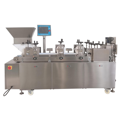 Bom preço Máquina de Formar e Cortar Chocolate com Nougat de Caramelo P320 Cinta de 300mm PLC on-line