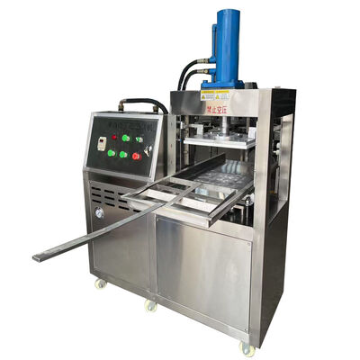 Bom preço Máquina de prensagem hidráulica semiautomática Equipamento de fabricação de blocos de levedura de vinho on-line